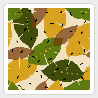 Abstract leaves Sticker
